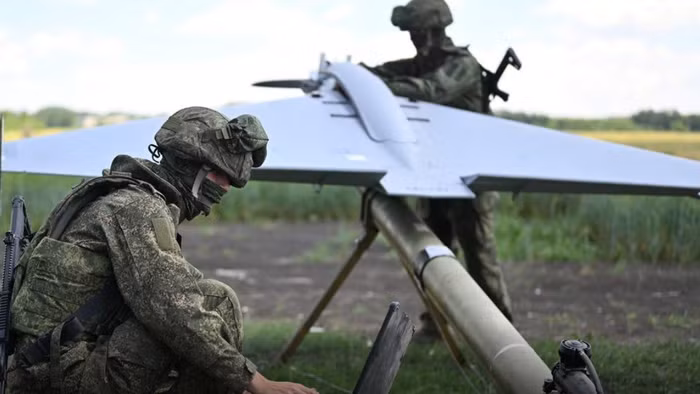 Binh sĩ Nga triển khai chiến đấu UAV.