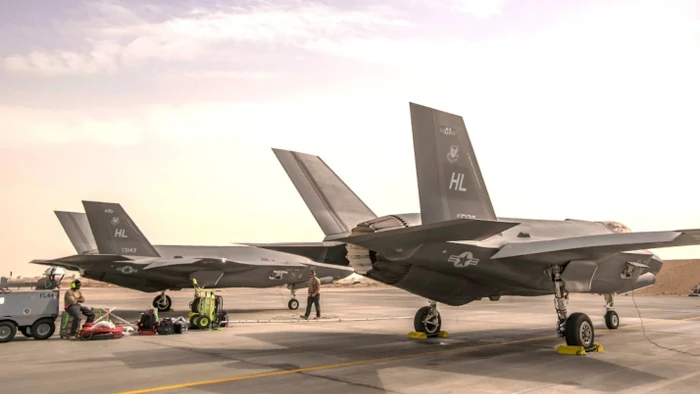 Tiêm kích F-35 của Mỹ tại Jordan.