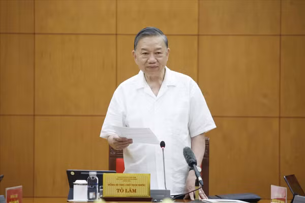 Tổng Bí thư, Chủ tịch nước Tô Lâm phát biểu. Ảnh: Thống Nhất - TTXVN