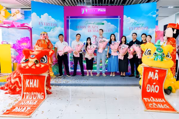 Merry Plaza Richmond City khai trương, hình thành điểm đến thương mại tiện ích cho cư dân khu vực.
