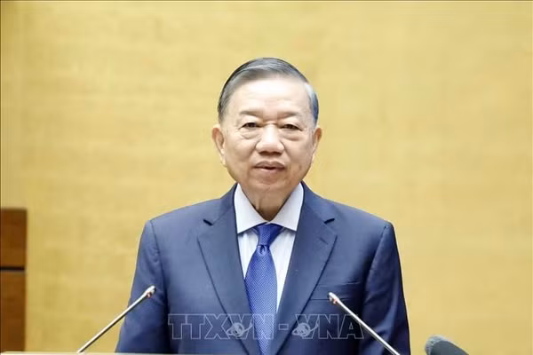 Tổng Bí thư, Chủ tịch nước Tô Lâm phát biểu. Ảnh: Thống Nhất/TTXVN