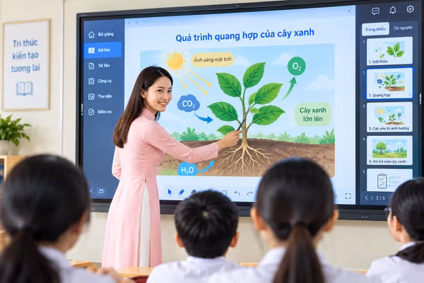 Công nghệ số đang mở thêm không gian tương tác và đổi mới phương pháp dạy học.