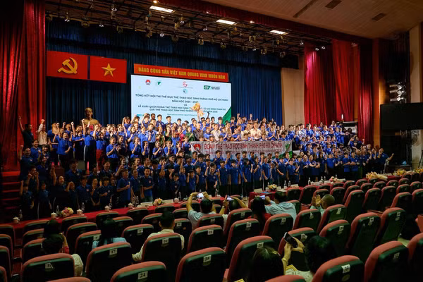 Lễ tổng kết Hội thi Thể dục thể thao học sinh Thành phố Hồ Chí Minh năm học 2025 - 2026.