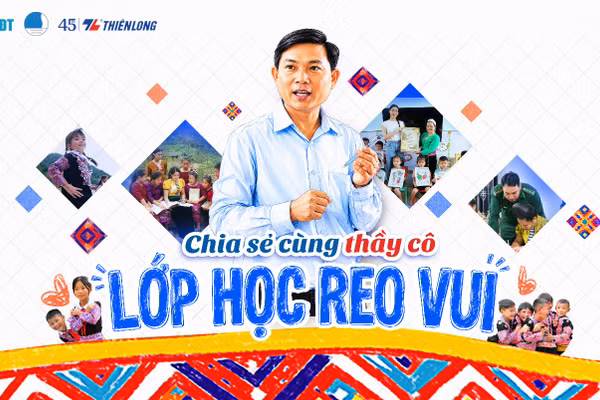 CEO Thiên Long: 'Gieo tri thức từ những Lớp học reo vui'