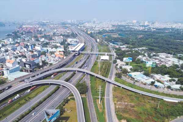 Khu vực nhà ga Rạch Chiếc ở cửa ngõ phía Đông TPHCM. Ảnh: Hữu Huy.