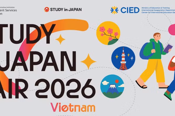 Hội thảo Du học Nhật Bản 2026 mở cơ hội tiếp cận thông tin cho HS, SV Việt Nam 