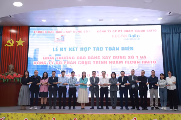 Gắn đào tạo với doanh nghiệp, hướng đi bền vững của Trường Cao đẳng Xây dựng số 1