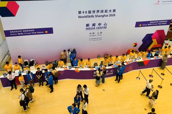 Hơn 2.500 nhà báo tham gia tác nghiệp tại WorldSkills Shanghai 2026