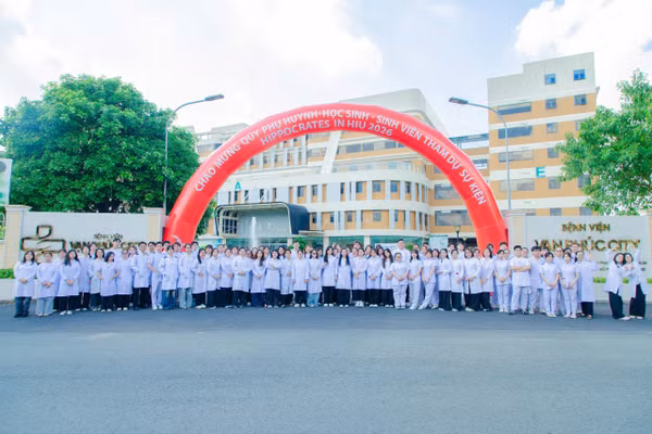 Chương trình Hippocrates in HIU 2026 tại HIU Hospital ngày 21/6. Ảnh: HIU.