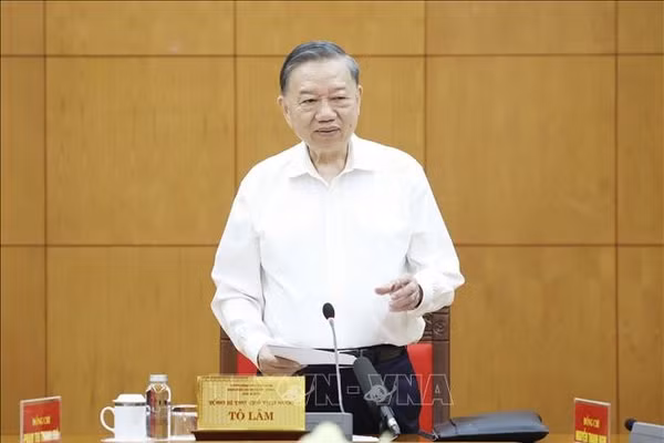 Tổng Bí thư, Chủ tịch nước Tô Lâm phát biểu. Ảnh: Thống Nhất/TTXVN