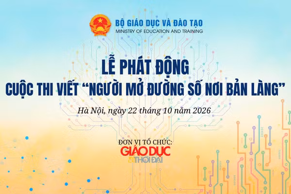 Thể lệ cuộc thi viết 'Người mở đường số nơi bản làng'