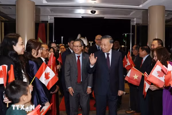 Tổng Bí thư, Chủ tịch nước Tô Lâm bắt đầu thăm cấp Nhà nước tới Canada