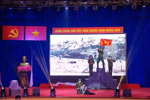 Sinh viên HCMUE tham gia Liên hoan Kịch nói học sinh, sinh viên lần thứ II năm 2026. Ảnh: HCMUE. 
