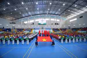 30 đoàn thể thao học sinh tranh tài tại Giải thể thao HS phổ thông toàn quốc