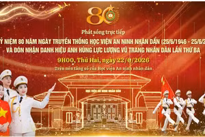 Lễ Kỷ niệm 80 Ngày truyền thống Học viện An ninh Nhân dân