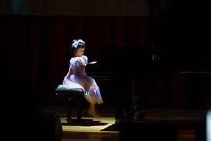 Nguyễn Hải Vân ( 5 tuổi), thí sinh nhỏ tuổi nhất cuộc thi Piano SIU 2024.