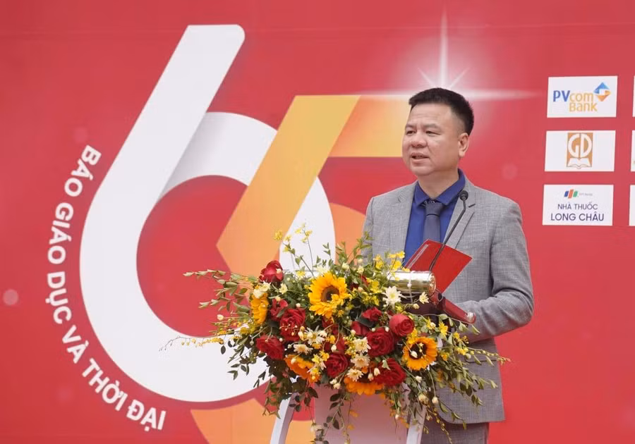 Nhà báo Triệu Ngọc Lâm – Tổng biên tập Báo Giáo dục và Thời đại.