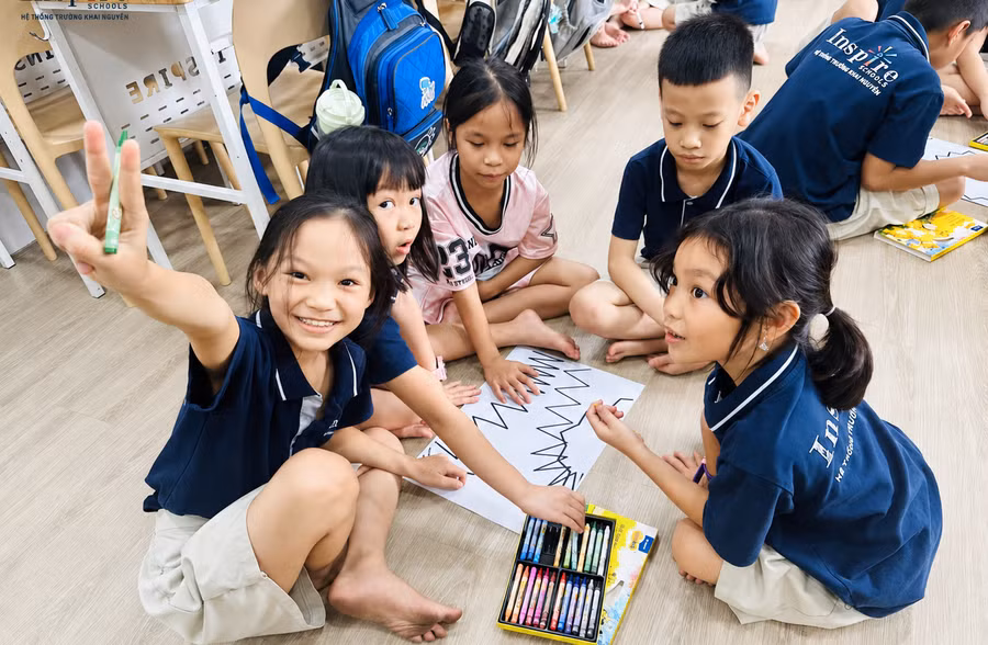 Học sinh Hệ thống Trường Inspire Khai Nguyên.