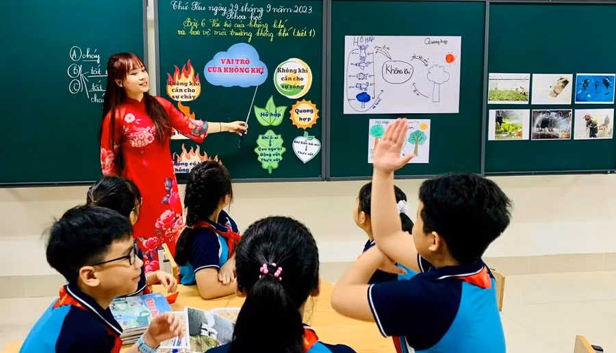 Ngoài những quyền của viên chức, thì nhà giáo được thêm một số quyền khác. Ảnh minh họa: Phòng GD&ĐT Ba Đình (Hà Nội).