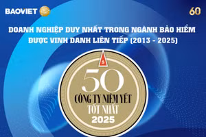Bảo Việt - doanh nghiệp duy nhất trong ngành Bảo hiểm được vinh danh liên tiếp 