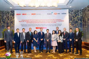 Các bên tham gia Lễ công bố hoàn tất giao dịch bảo lãnh khoản vay không ràng buộc trị giá 79 triệu USD cho GELEX.