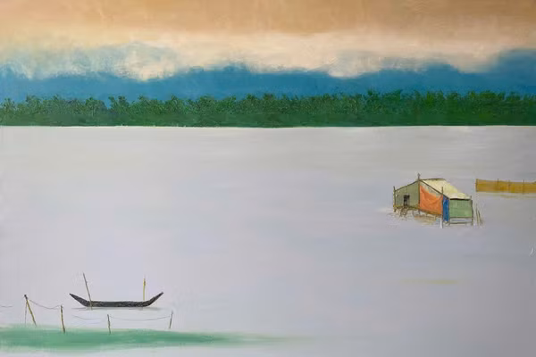 Tranh của họa sĩ Võ Tá Hùng.