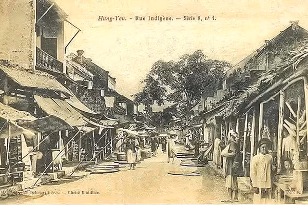 Phố Hiến xưa - thương cảng quốc tế từng sầm uất bậc nhất khu vực Đồng bằng Bắc Bộ. Ảnh tư liệu.