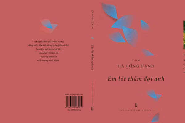'Em lót thảm đợi anh' của Hà Hồng Hạnh do NXB Hội Nhà văn ấn hành.