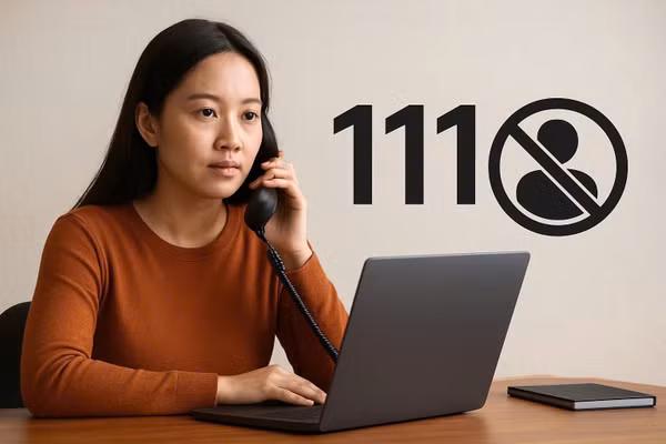 Tổng đài điện thoại quốc gia về phòng, chống mua bán người là số 111. Ảnh minh họa