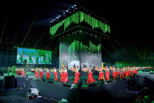 Dự kiến, chương trình khai mạc Festival lần II sẽ diễn ra vào tối 11/9 tại Hoàng thành Thăng Long. Ảnh: BTC.