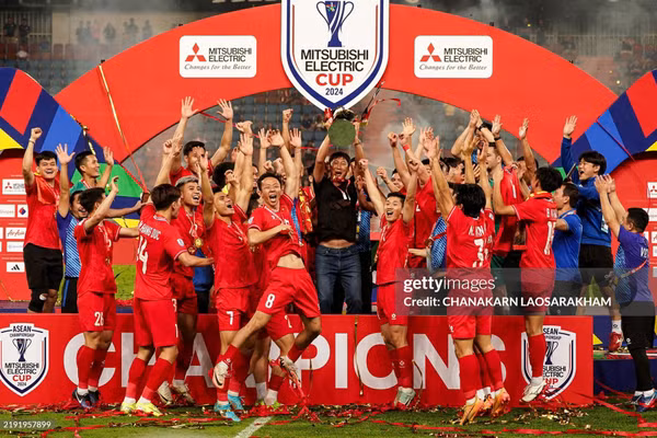 Đội tuyển Việt Nam giành chức vô địch ASEAN Cup 2024. Ảnh: INT
