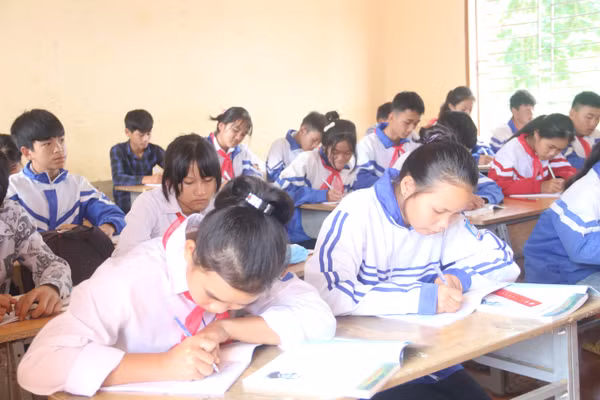 Nhờ công tác tuyên truyền, học sinh không chỉ hiểu mà còn chủ động 'nói không' với thuốc lá. Ảnh: ITN