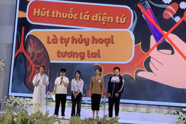 Các hoạt động tìm hiểu về phòng, chống tác hại của thuốc lá được duy trì hằng năm. Ảnh: ITN