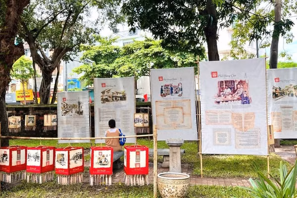 Trưng bày trải nghiệm tại Văn Miếu - Quốc Tử Giám.