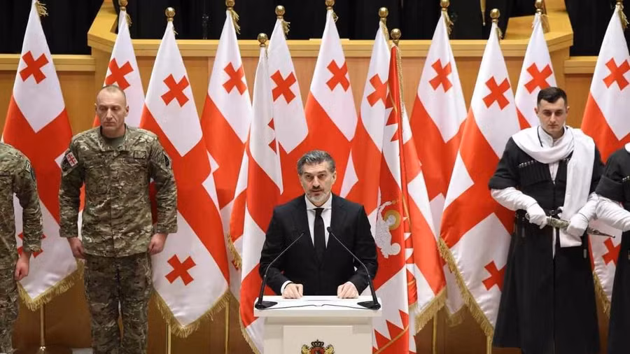 Ông Mikheil Kavelashvili nhậm chức Tổng thống Gruzia.