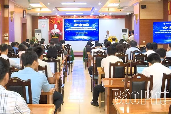 Quang cảnh buổi tập huấn (ảnh: Báo Phú Thọ).