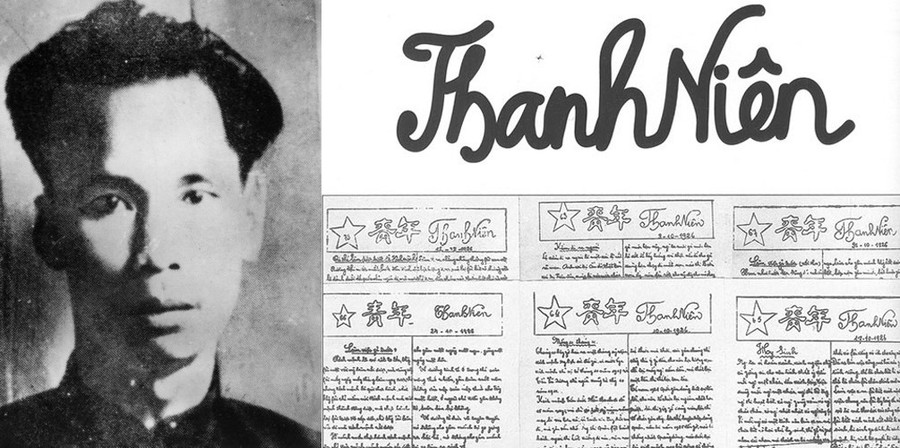 Năm 1925, Nguyễn Ái Quốc sáng lập và là chủ bút của tờ báo Thanh Niên.