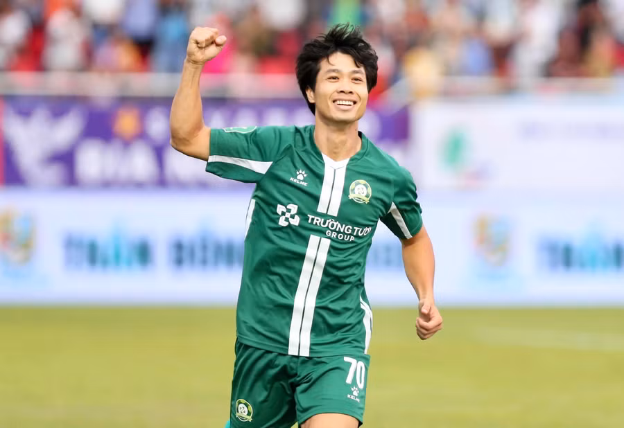 Công Phượng đang dần lấy lại sự nghiệp ở giải hạng Nhất quốc gia. Ảnh: ITN.