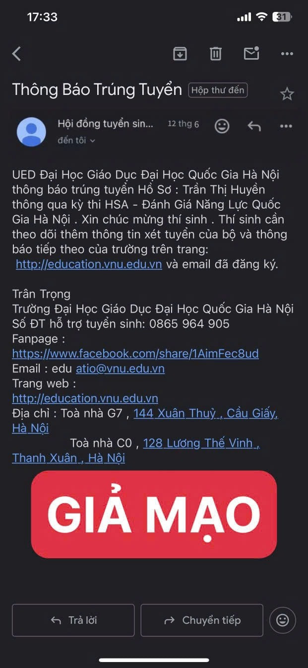 Trường Đại học Giáo dục (Đại học Quốc gia Hà Nội) cho biết thông tin trong ảnh là không chính xác. buoc-vao-mua-tuyen-sinh-chieu-tro-lua-dao-dien-ra-nhu-the-nao-2.jpg