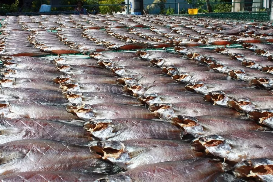 Khô cá sặc rằn là đặc sản nổi tiếng của tỉnh Cà Mau.