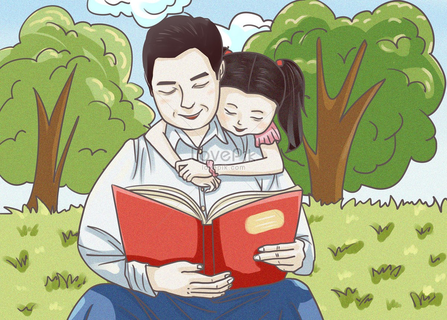 Cha là người tuyệt vời nhất, không ai có thể sánh bằng. Ảnh minh họa: lovepik.com.