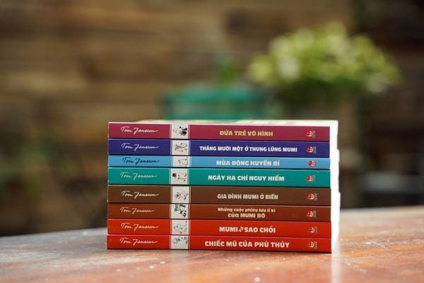 Bộ Moomin được NXB Kim Đồng xuất bản và giới thiệu tới bạn đọc Việt Nam. Ảnh: NXB Kim Đồng