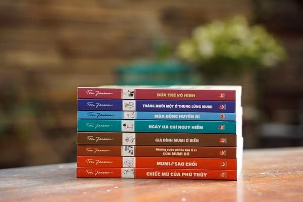 Bộ Moomin được NXB Kim Đồng xuất bản và giới thiệu tới bạn đọc Việt Nam. Ảnh: NXB Kim Đồng