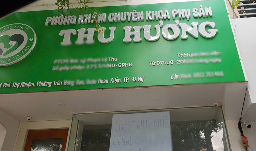 Phòng khám sản phụ khoa Thu Hương tại địa chỉ số 44, phố Thợ Nhuộm. cao-diem-truy-quet-co-phong-kham-1.jpg