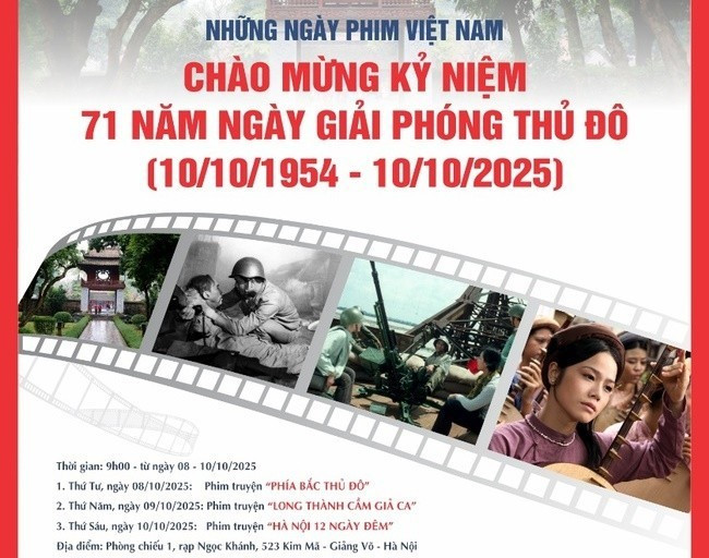 Các buổi chiếu phim sẽ bắt đầu vào lúc 9 giờ sáng tại rạp Ngọc Khánh.