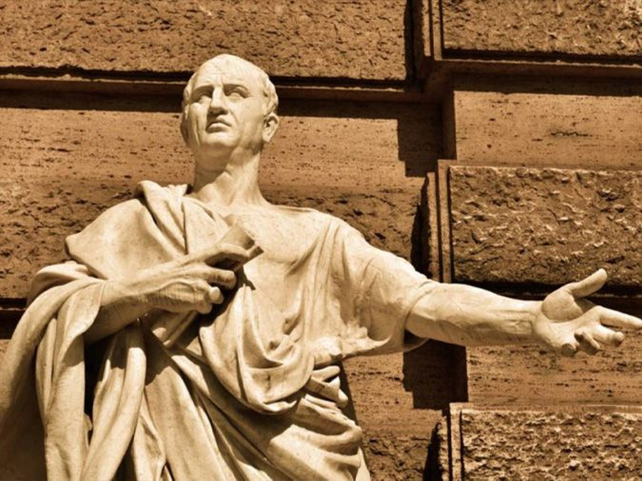 Triết gia Cicero (106 - 43 TCN).