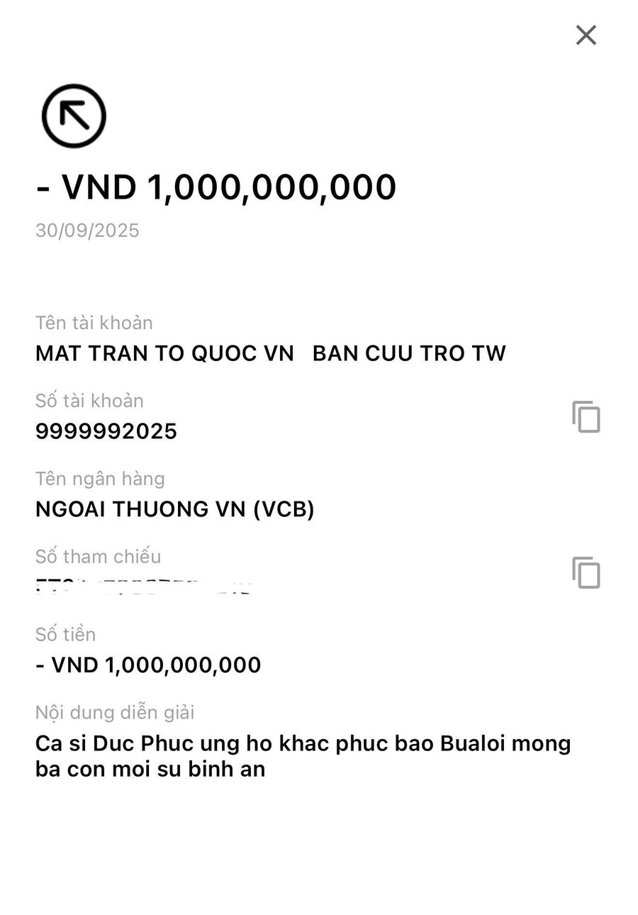 Ca sĩ Đức Phúc ủng hộ 1 tỷ đồng giúp bà con khắc phục hậu quả bão lũ. nghe-si-chung-tay-ho-tro-dong-bao-vung-bao-lu-bien-yeu-thuong-1.jpg