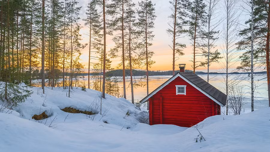 Ở Thụy Điển, hòa mình vào thiên nhiên là phương pháp ngủ truyền thống vẫn thịnh hành. Ảnh: Bbc.com