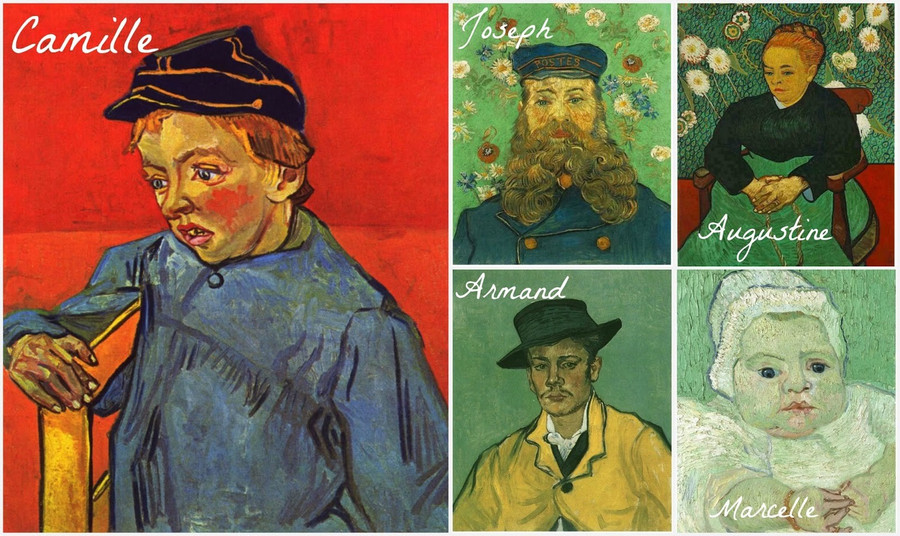Van Gogh vẽ tổng cộng 26 bức tranh về gia đình Roulin. Ảnh: Aquesttocreate.blogspot.com - Bbc.com