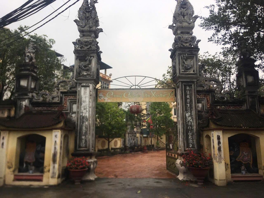 Miếu Voi Phục thờ Văn Dĩ Thành làm Thành hoàng làng. Ảnh: Sở VH-TT Hà Nội